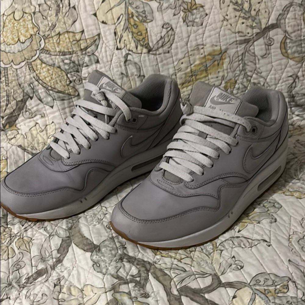Nike Air Max 1 Premium Gray Sneakers